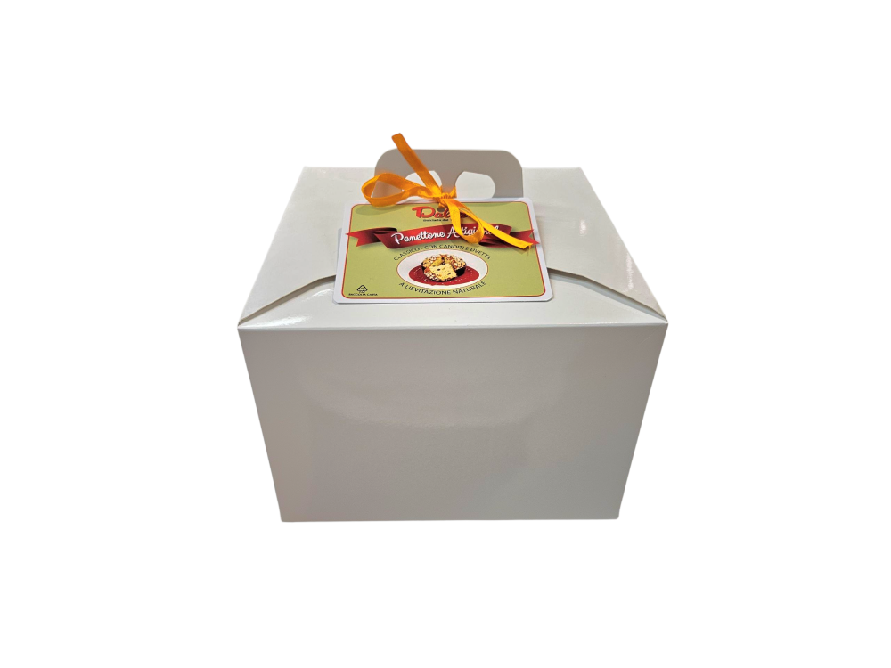 Panettone con uvetta e canditi - 800 g - Scatola