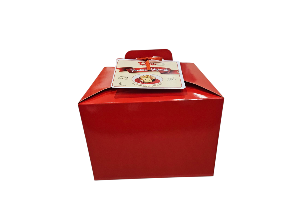 Panettone con uvetta glassato - 800 g - Scatola