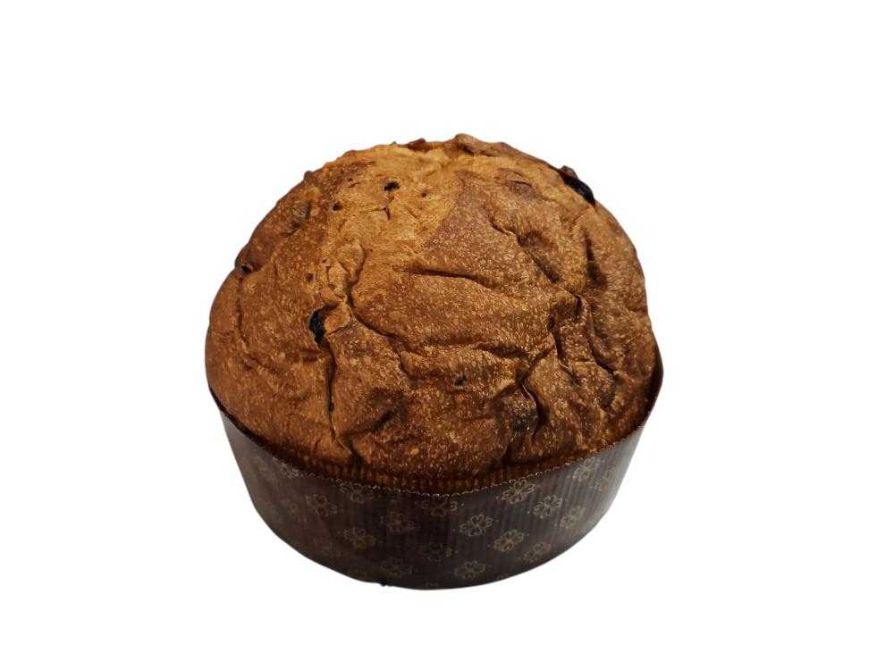 Panettone senza lattosio con farina ai cereali e uvetta - 800 g - Incarto Regalo - Image 2