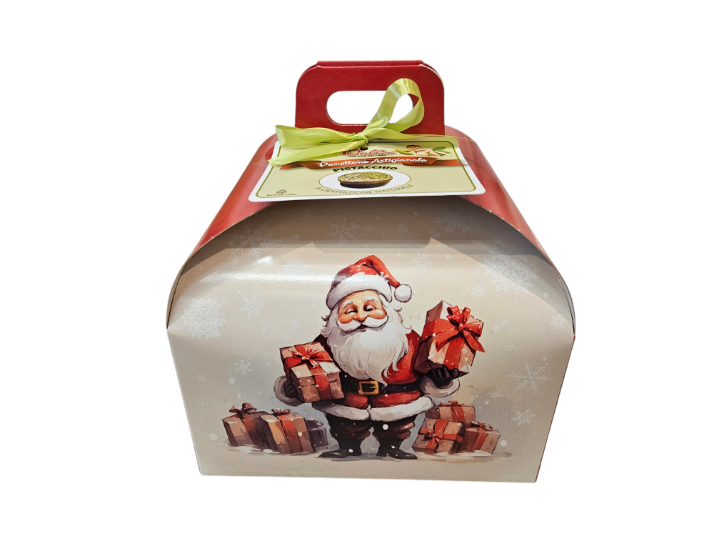 Panettone con crema di pistacchio - 900 g - Scatola