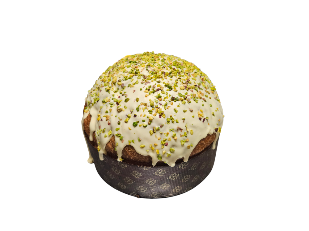 Panettone con crema di pistacchio - 900 g - Incarto Trasparente